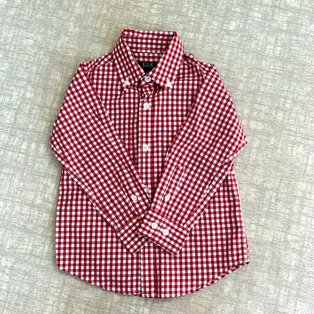 NWOT E.L.K. American Classics Button Down, 3T